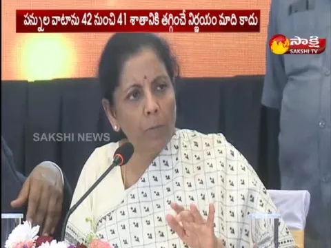 Nirmala Sitharaman Press Meet Over Central Budget In Hyderabad - Sakshi