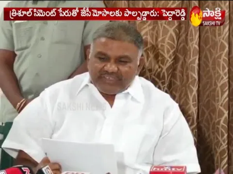 JC Diwakar Reddy Cheating on Trishul Cement Says Pedda Reddy - Sakshi