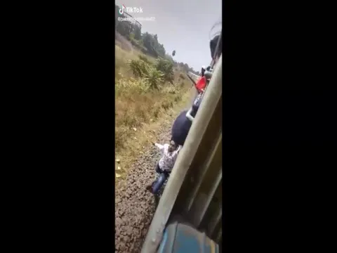 Piyush Goyal Shares Horrifying TikTok Video Of Train Stunt  - Sakshi