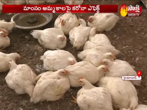 Corona Effect on Meat Sales In Hyderabad - Sakshi