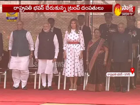 Donald Trump Reaches Rashtrapati Bhavan, Meets President Kovind