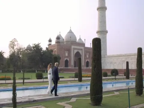 Melania Trump shares video of breathtaking Taj Mahal tour