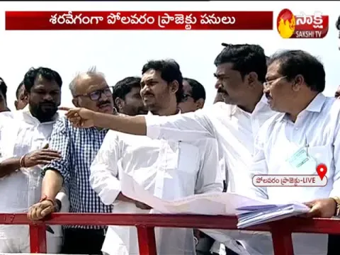 AP CM YS Jagan Inspects Polavaram Project Works