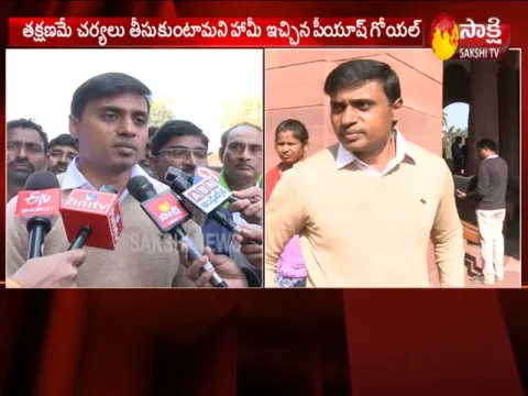 YSRCP MPs Meet Central Minister Piyush Goyal - Sakshi