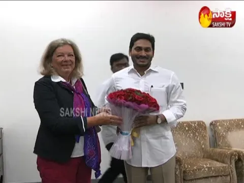 German Consulate General Christina Maria Meets AP CM YS Jagan