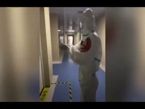 Doctor Washes Hands Multiple Times During Coronavirus Pandemic
