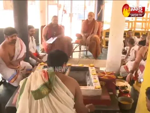 Special Pooja Performed at Sharada Peetham to Save People From Coronavirus