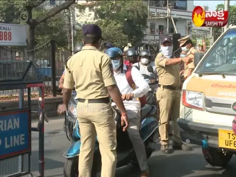 Telangana Police Strictly Taking Action On People About Janata Curfew 