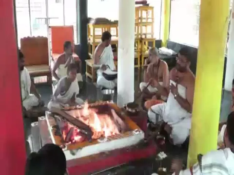 Yagam Conducted By Vishakha Saradapetham For 11 Days