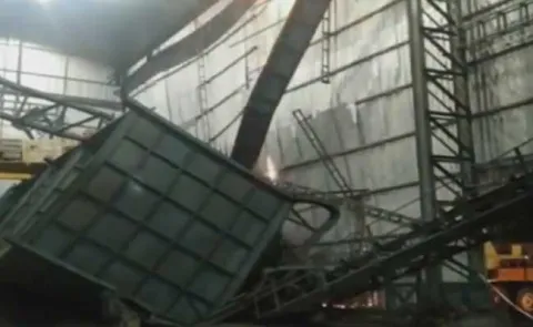 Two killed Due To Crane Wire Cut In Steel Plant