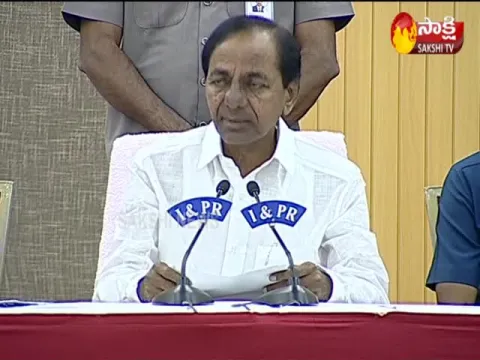 CM KCR Speaks About Crop Selling In Press Meet