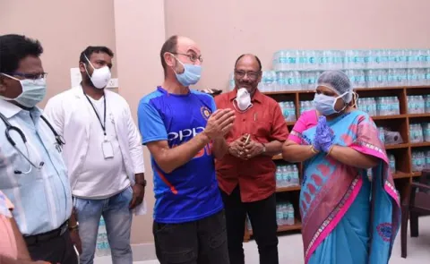 British National discharged from quarantine center in tirupati