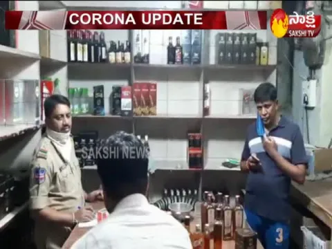 LockDown Effect:Robbery in Meerpet Wine Shop