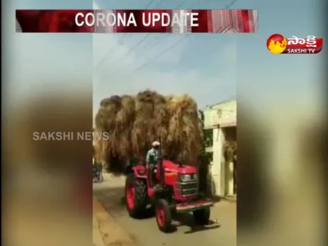 Tractor Catches Fire in Chityala