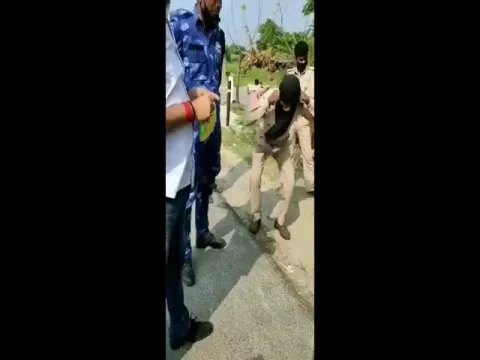 Home Guard Punished  For Asking Lockdown Pas In Bihar