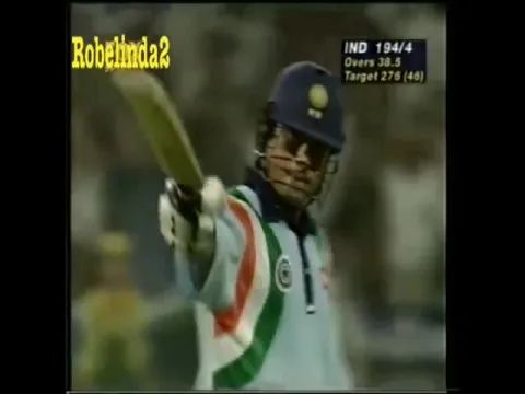 Sachin Tendulkar Desert Storm Innings Against Australia in 1998 Sharjah Cup