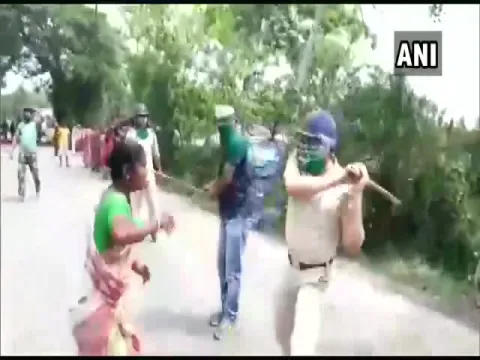 Clash Between People and Police In West Bengal