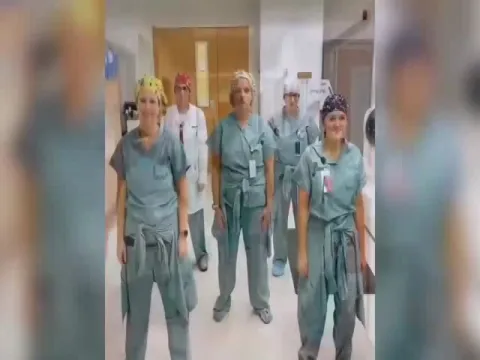British Nurses spark outrage after performing TikTok dance