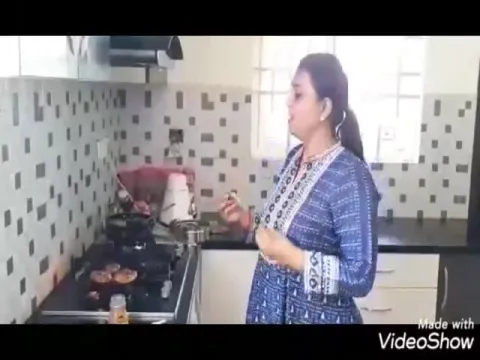 MLA Roja Prepare Fish Fry For Her Family