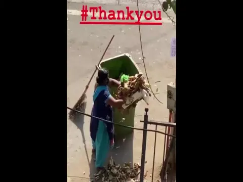 Vidya Balan Thanks To Local Sweeper Working During Lock Down