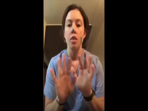 Nurse Shows How Germs Can Spread Even Wearing Gloves