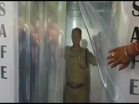  S3V Disinfectant Tunnel installed At Andhra Pradesh DGP Office