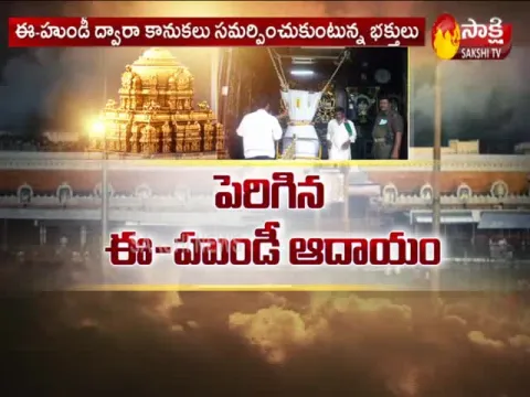 TTD Gets Online Donations Ehundi In Tirumala