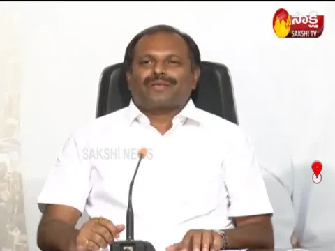 AP Govt Chief Whip Gadikota Srikanth Reddy Press Meet At Tadepalli