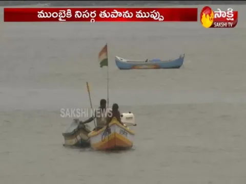 Cyclone Nisarga At Mumbai On Red Alert