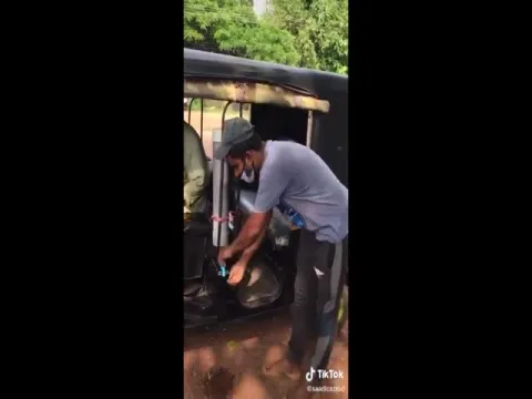 Kerala Auto Rickshaw With Water And Soap Dispensers Viral Video