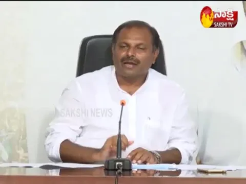 AP Chief Whip Gadikota Srikanth Reddy Press Meet At Tadepalli
