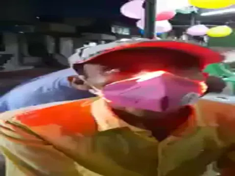 West Bengal Man Makes And Wear LED Face Mask Viral Video