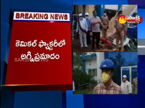 Nellore: Fire Accident At Chemical Factory