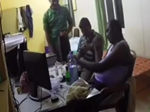 Police Caught On Camera Consumption Alcohol In Hindupur Police Station Video