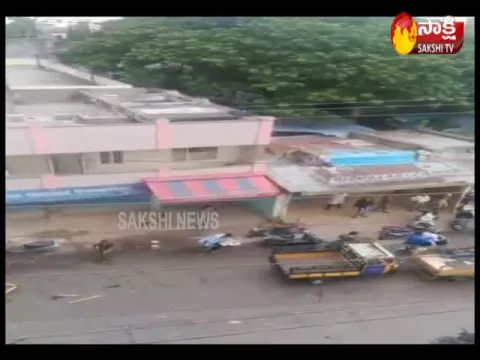 Rowdies Fight At Asif Nagar Hyderabad