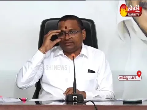 Vellampalli Srinivas Press Meet At Tadepalli