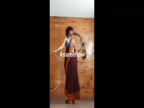 Saree Clad Woman Hula Hooping Instagram Video Gone Viral