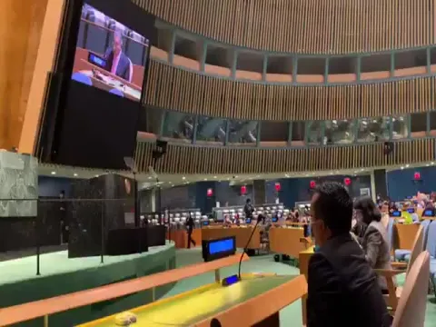 Indian Delegate Walks Out of UN General Assembly 