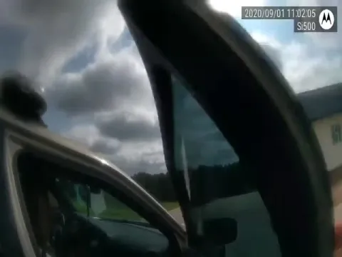 Goat Breaks Into Police Car
