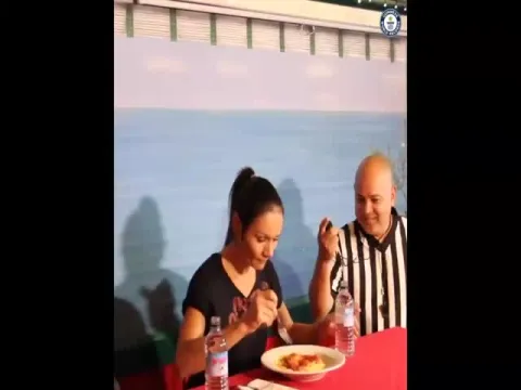 Women Eat 100 Grams Pasta In 27 Seconds