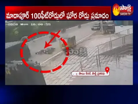 Road Accident At Madhapur