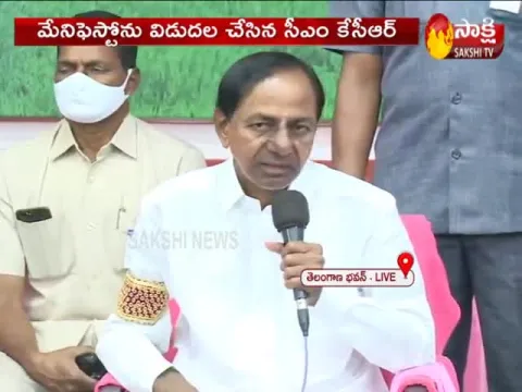 CM KCR Released TRS Manifesto 