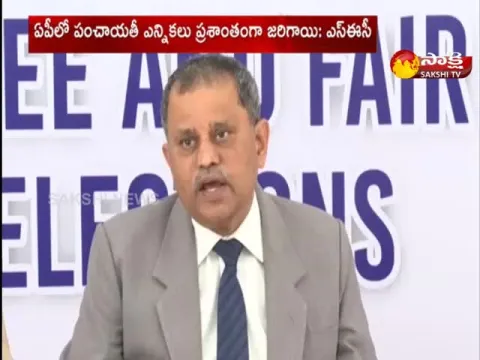 SEC Nimmagadda Ramesh Said Govt had Worked Effectively In Panchayat Elections