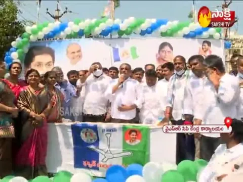 Amaravati: YSRCP 11th Formation Day Celebrations