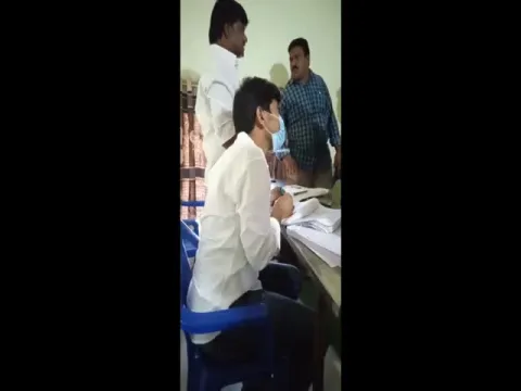 TRS Activists Giving Money To Graduates In Nalgonda
