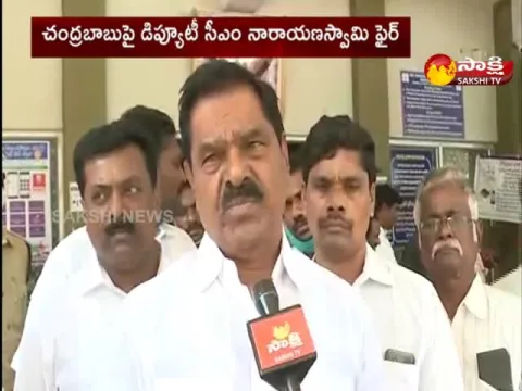Deputy CM Narayana Swamy Fires On Chandrababu