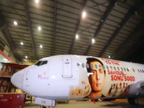 Sonu Sood Honoured With Special Aircraft By SpiceJet