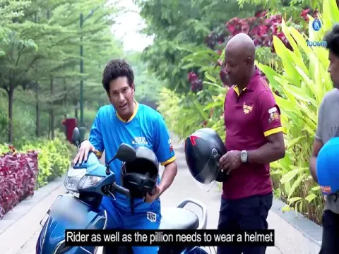 Yuvraj Singh Response To Sachin And Brian Lara Road Safety Awareness Video