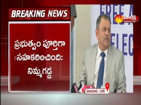 Nimmagadda Ramesh Kumar Press Meet