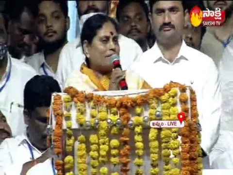 YS Vijayamma Speech In Khammam 